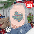 Texas Christmas Tee - Heather Peach - 15 product image 1
