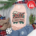Jolly Christmas Tee - Heather Peach - 15 product image 1