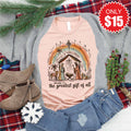 Greatest Gift Tee - Heather Peach - 15 product image 1