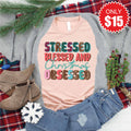 Christmas Obsessed Tee - Heather Peach - 15 product image 1