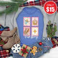 True Story Stamps Tee - Heather Royal Blue - 15 product image 1