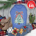 Let Us Adore Him Tee - Heather Royal Blue - 15 product image 1