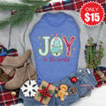 Joy To The World Tee - Heather Royal Blue - 15 product image 1