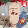 Jingle All The Way Tee - Heather Sand Dune - 15 product image 1