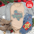 Texas Christmas Tee - Heather Sand Dune - 15 product image 1