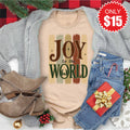 Joy To The World Tee - Heather Sand Dune - 15 product image 1
