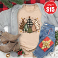 Christmas Trees Tee - Heather Sand Dune - 15 product image 1