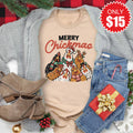 Merry Chickmas Tee - Heather Sand Dune - 15 product image 1