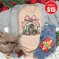 O Come Let Us Adore Him Tee - Heather Sand Dune - 15 product image 1