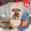 Trashing Through the Snow Tee - Heather Sand Dune - 15 product image 1