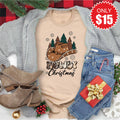 Howdy Christmas Tee - Heather Sand Dune - 15 product image 1