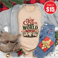 Joy To The World Tee - Heather Sand Dune - 15 product image 1
