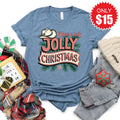 Jolly Christmas Tee - Heather Slate - 15 product image 1