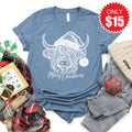 Highland Cow Tee - Heather Slate - 15 product image 1