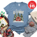 All is Calm Barn Tee - Heather Slate - 15 product image 1
