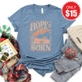 Hope Is Born Tee - Heather Slate - 15 product image 1