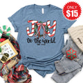 Joy To The World Tee - Heather Slate - 15 product image 1