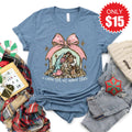 O Come Let Us Adore Him Tee - Heather Slate - 15 product image 1