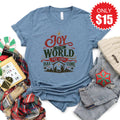 Joy To The World Tee - Heather Slate - 15 product image 1