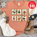 Geese Stamps Tee - Heather Terracotta - 15 product image 1