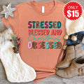 Christmas Obsessed Tee - Heather Terracotta - 15 product image 1