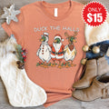 Duck The Halls Tee - Heather Terracotta - 15 product image 1