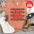 Jesus Is The Reason Tee - Heather Terracotta - 15 product image 1
