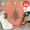 Let Us Adore Him Tee - Heather Terracotta - 15 product image 1