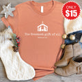 Greatest Gift Tee - Heather Terracotta - 15 product image 1