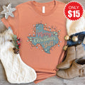 Texas Christmas Tee - Heather Terracotta - 15 product image 1