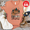 Howdy Christmas Tee - Heather Terracotta - 15 product image 1