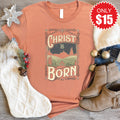 Christ Is Born Tee - Heather Terracotta - 15 product image 1