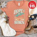 Hope Is Born Tee - Heather Terracotta - 15 product image 1