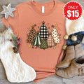 Christmas Trees Tee - Heather Terracotta - 15 product image 1