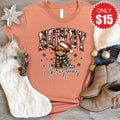 Howdy Christmas Tee - Heather Terracotta - 15 product image 1