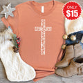 Christmas Cross Tee - Heather Terracotta - 15 product image 1