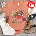 Oh Come Let Us Adore Him Tee - Heather Terracotta - 15 product image 1