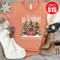 All is Calm Barn Tee - Heather Terracotta - 15 product image 1
