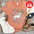 Reindeer Tee - Heather Terracotta - 15 product image 1