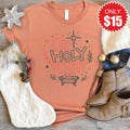 Oh Holy Night Tee - Heather Terracotta - 15 product image 1