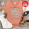 Joy To The World Tee - Heather Terracotta - 15 product image 1