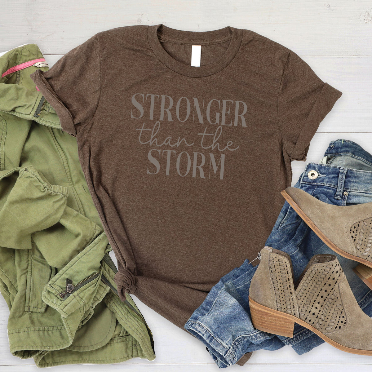 Stronger than The Storm Tee product image 2