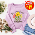Embroidered Let Your Faith Blossom Sweatshirt product image 1