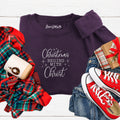 Christmas Begins With Christ Sweatshirt product image 1