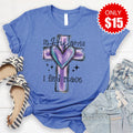 In His Arms Tee - Heather Royal Blue - 15 product image 1