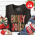 Holly Jolly Sweatshirt - Heather Charcoal - 18 product image 1
