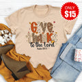 Give Thanks Tee - Heather Sand Dune - 15 product image 1