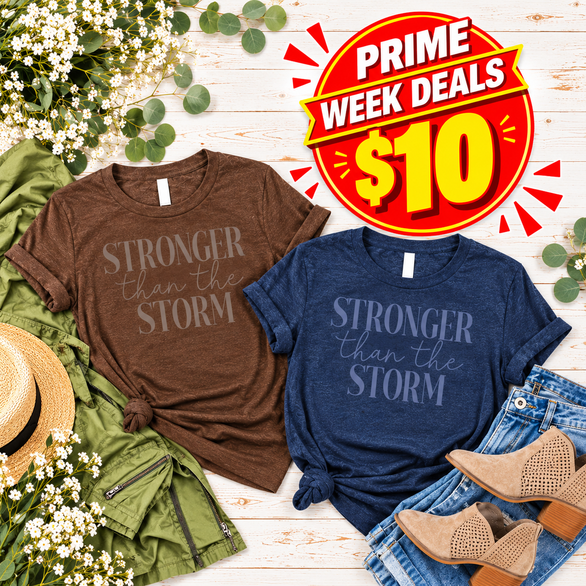 Stronger than The Storm Tee product image 1