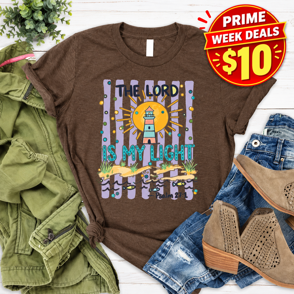 The Lord Is My Light Tee product image 1