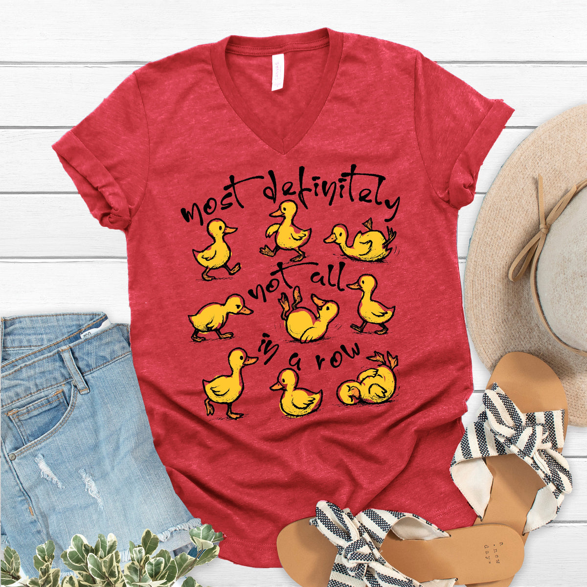Ducks in a Row V-Neck product image 1